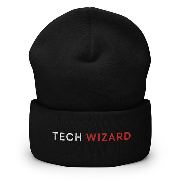 Tech Wizard Cuffed Beanie