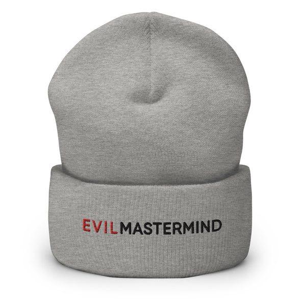 Evil Mastermind Cuffed Beanie