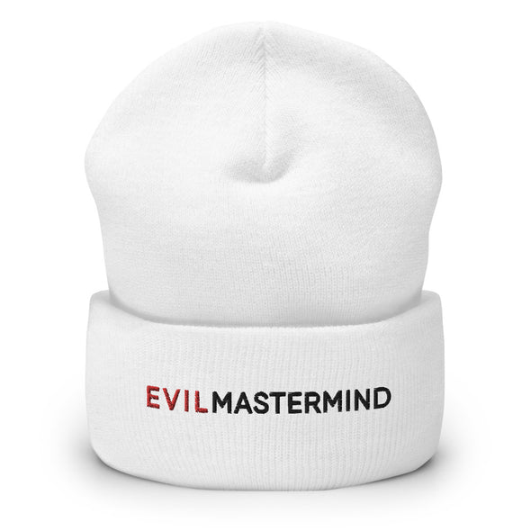 Evil Mastermind Cuffed Beanie